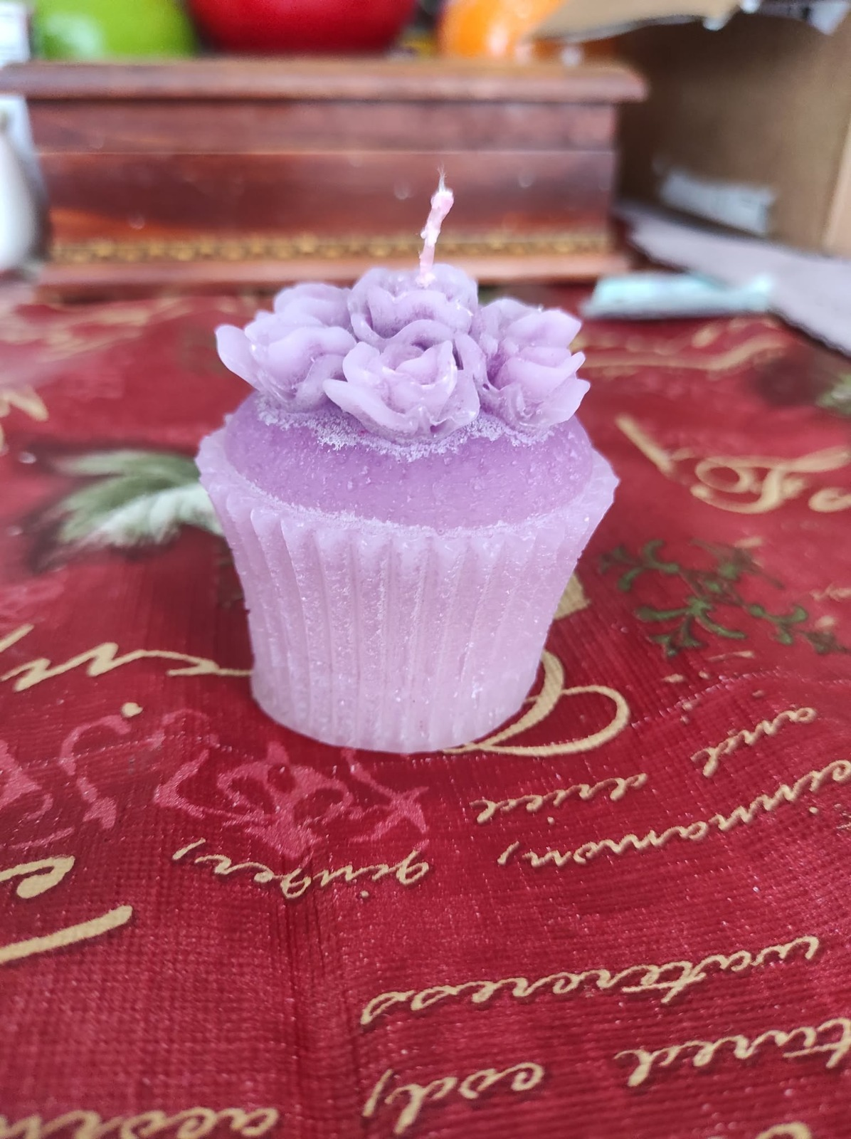 Vela de cupcake (decorativa y aromática)